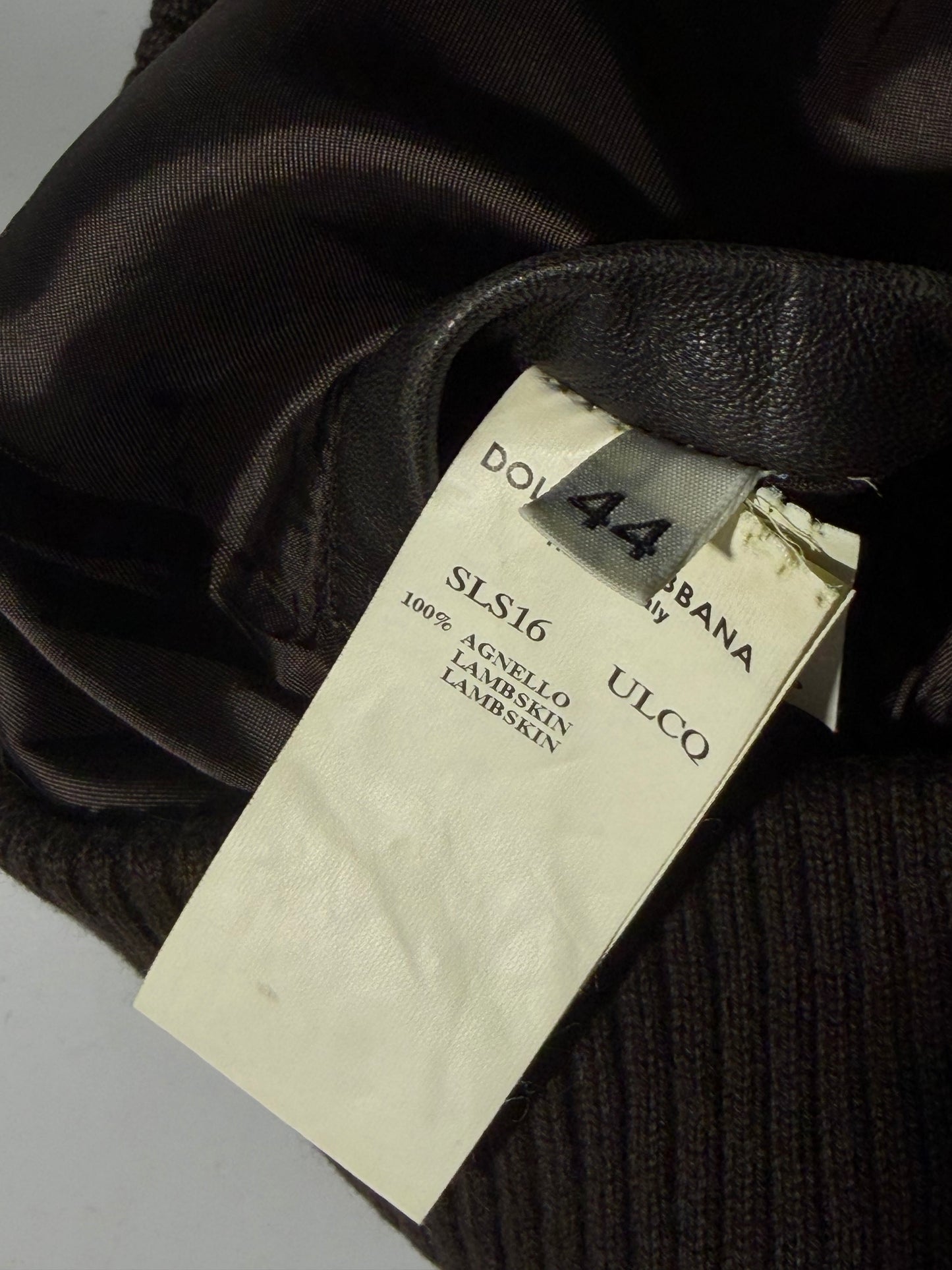 2000’s Dolce & Gabbana Brown Faded Multi Zip Jacket