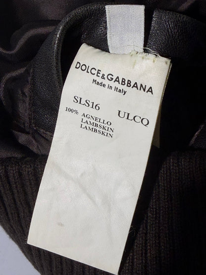2000’s Dolce & Gabbana Brown Faded Multi Zip Jacket