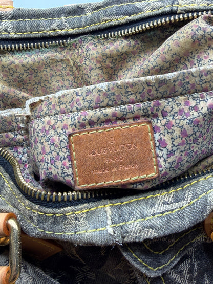 Louis Vuitton Limited Edition Denim Patchwork Speedy Bag