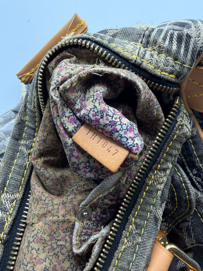 Louis Vuitton Limited Edition Denim Patchwork Speedy Bag