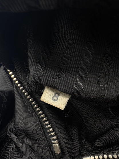 Prada Black Leather Duffle Bag