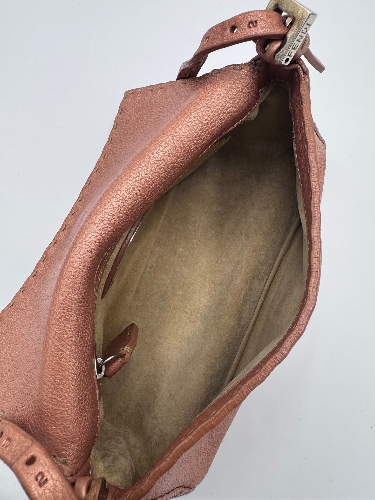 Fendi Selleria Mama Baguette Bag Leather Handbag