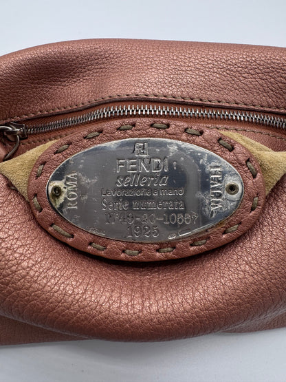 Fendi Selleria Mama Baguette Bag Leather Handbag