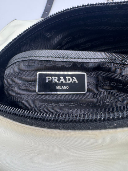 Prada 2018 New Vela Studded Messenger Bag