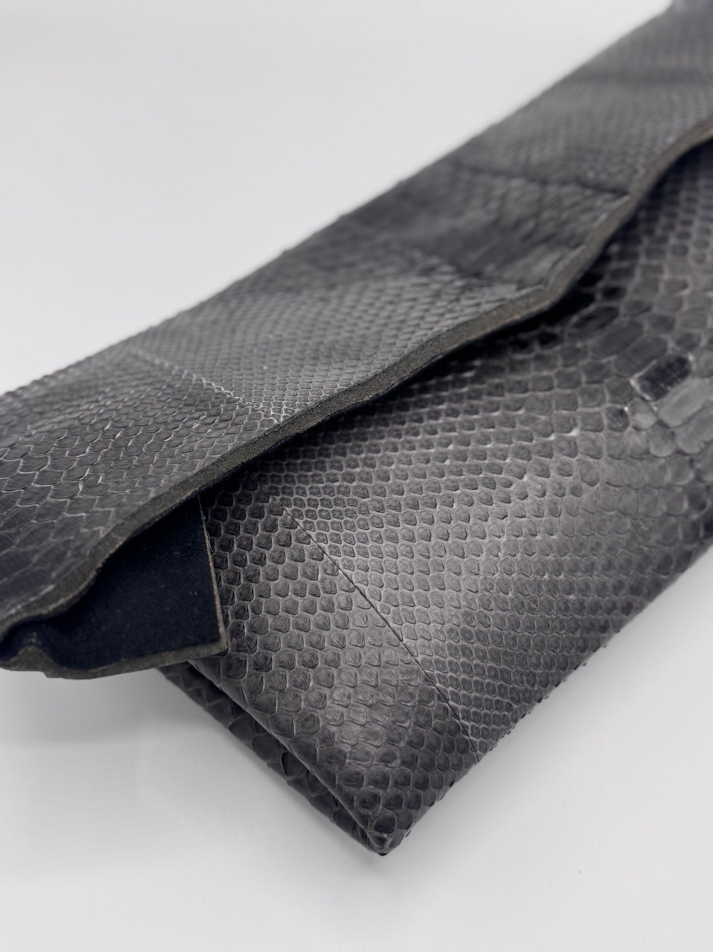 Maison Margiela 11 Real Python Effect Clutch