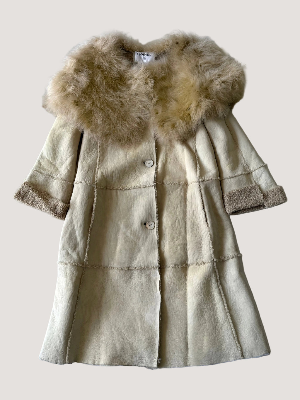Chanel by Karl Largerfeld A/W2000 Shearling Coat