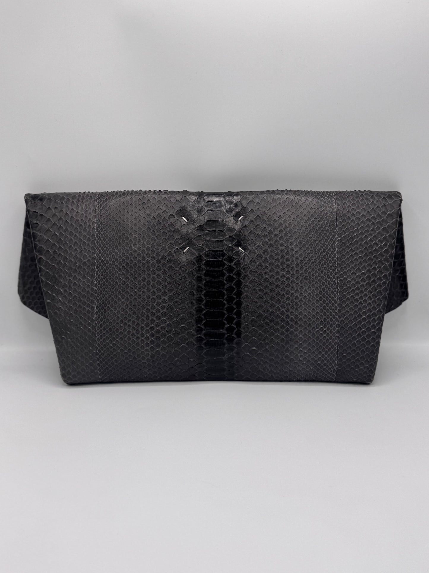 Maison Margiela 11 Real Python Effect Clutch