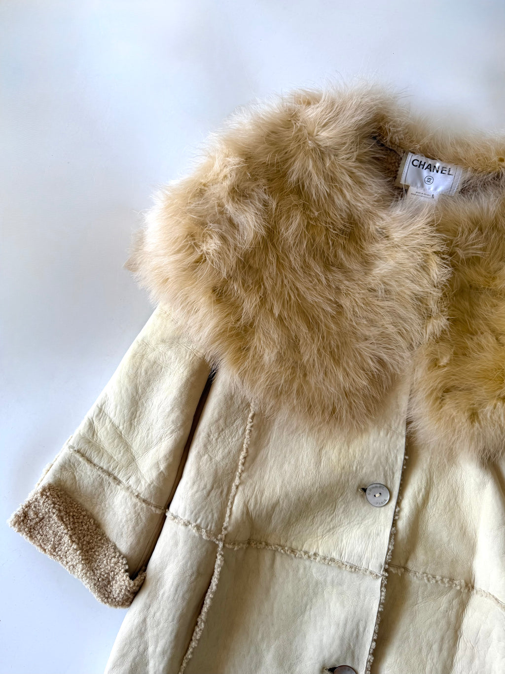 Chanel by Karl Largerfeld A/W2000 Shearling Coat