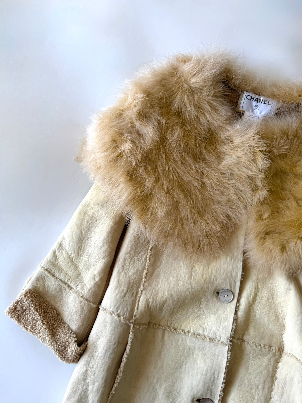 Chanel by Karl Largerfeld A/W2000 Shearling Coat