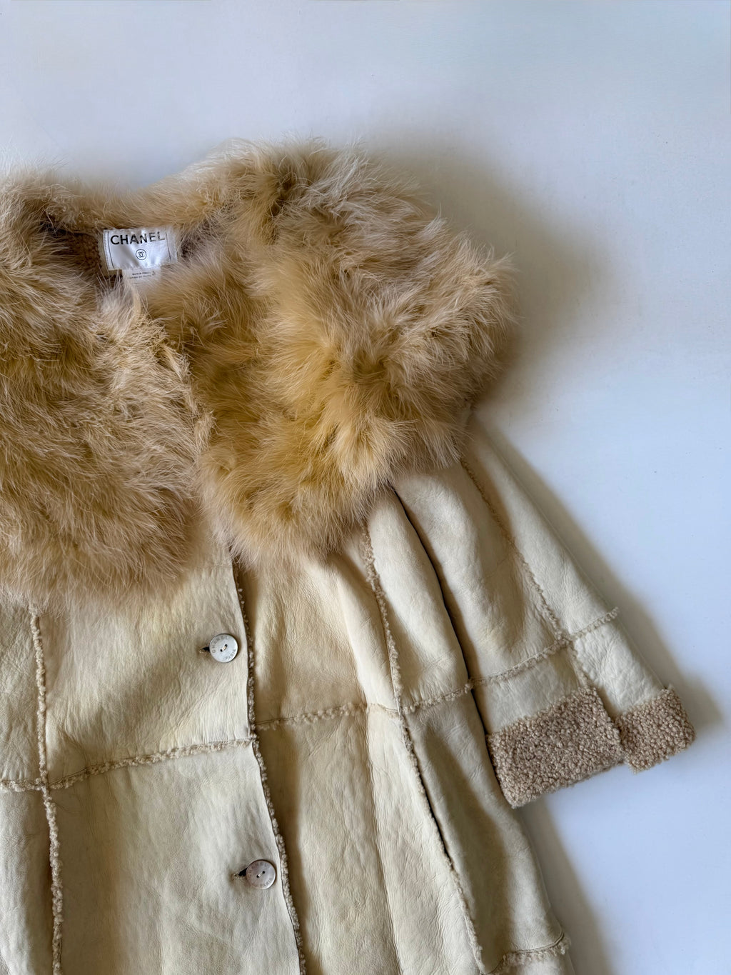 Chanel by Karl Largerfeld A/W2000 Shearling Coat
