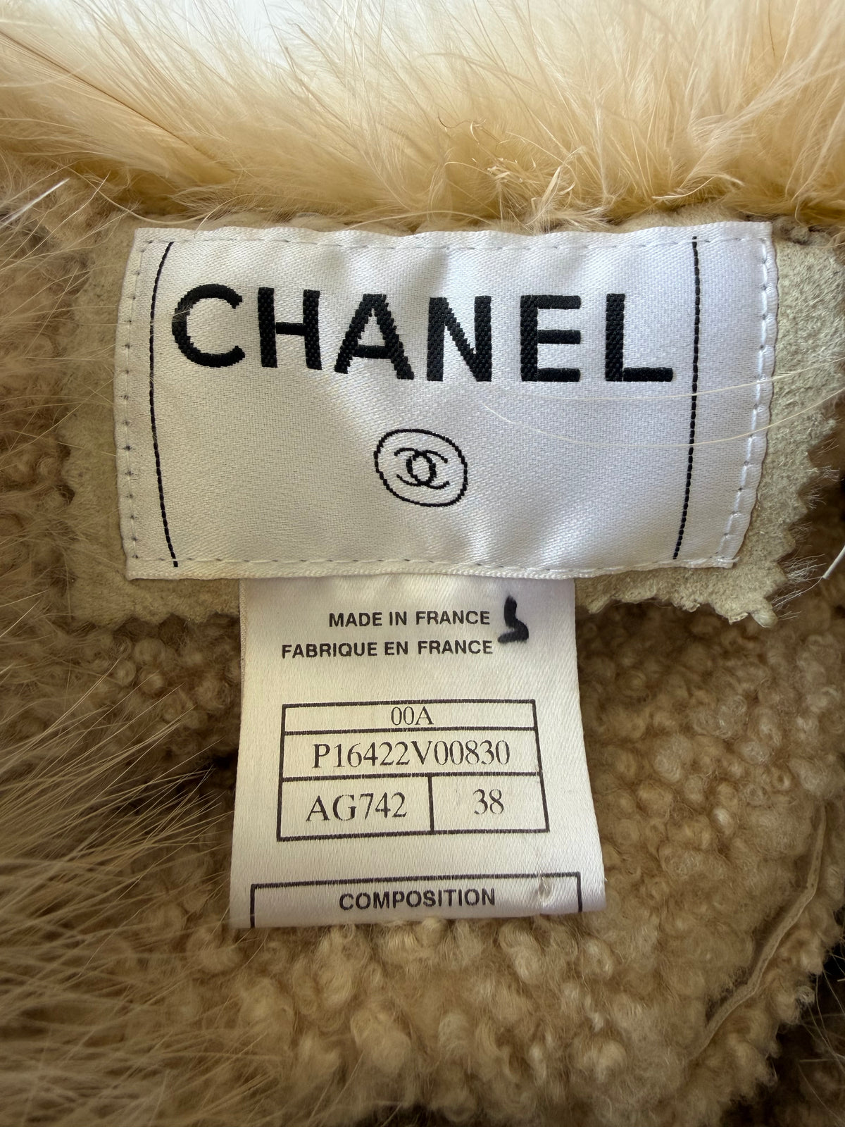 Chanel by Karl Largerfeld A/W2000 Shearling Coat