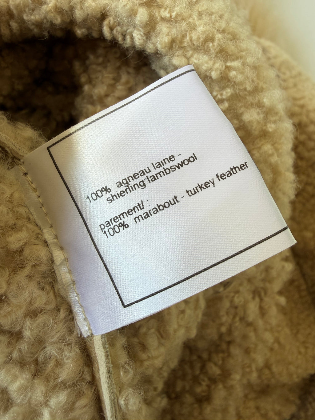 Chanel by Karl Largerfeld A/W2000 Shearling Coat