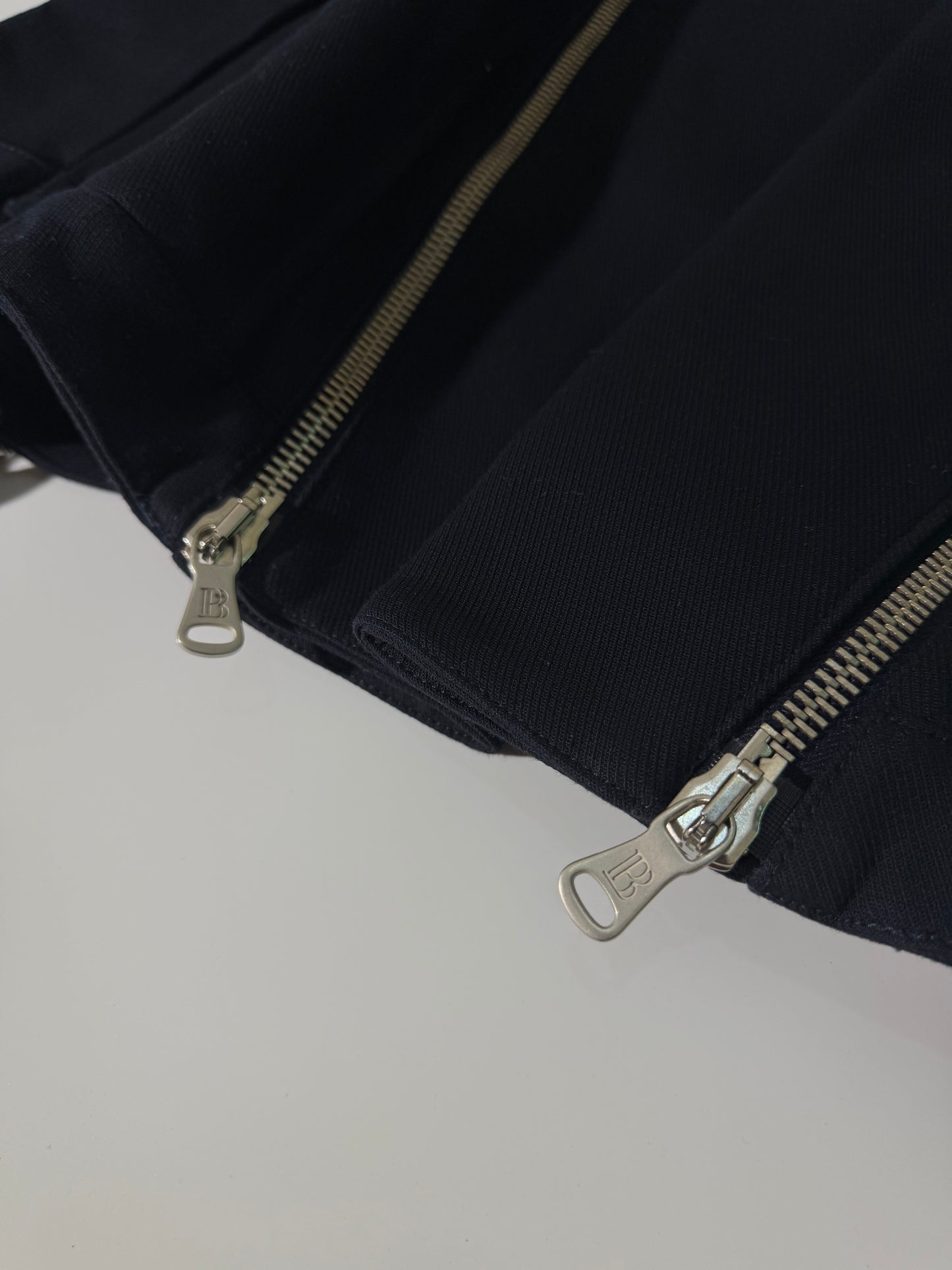 Pierre Balmain Navy Blue Convertible Jacket