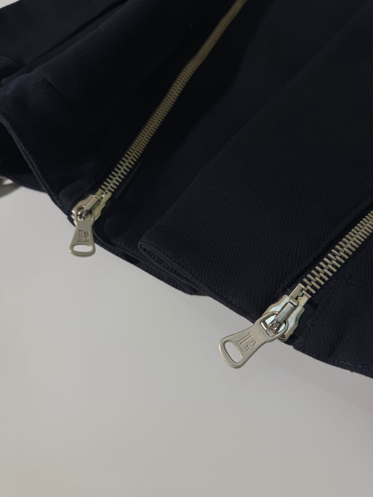 Pierre Balmain Navy Blue Convertible Jacket