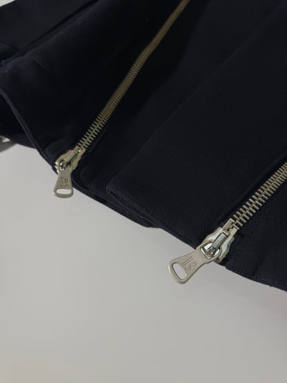 Pierre Balmain Navy Blue Convertible Jacket