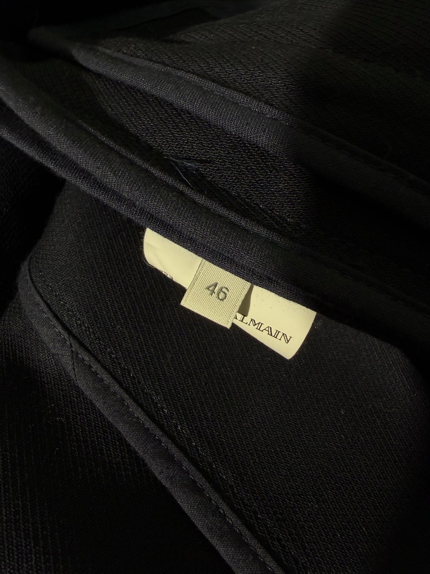 Pierre Balmain Navy Blue Convertible Jacket