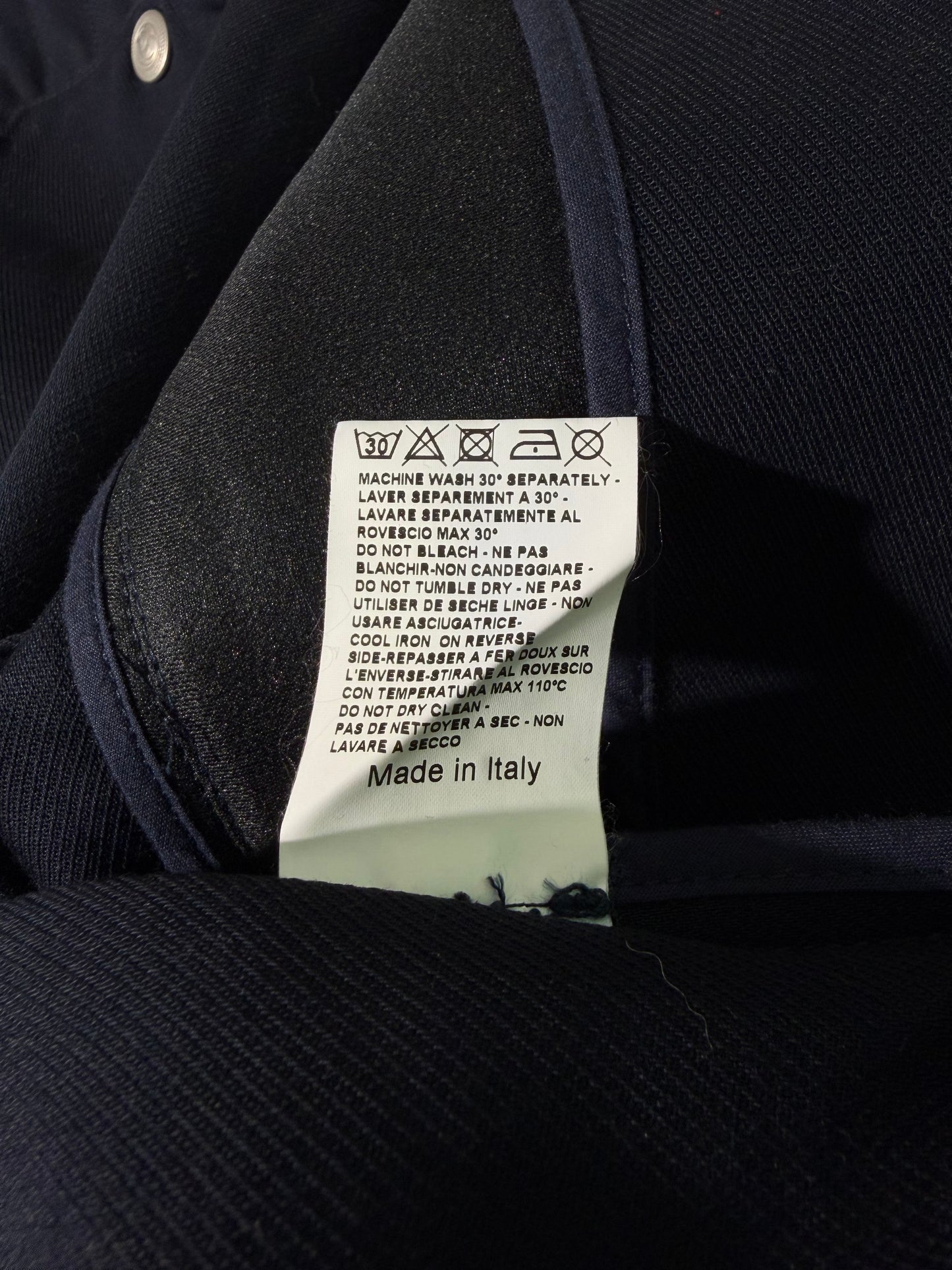 Pierre Balmain Navy Blue Convertible Jacket