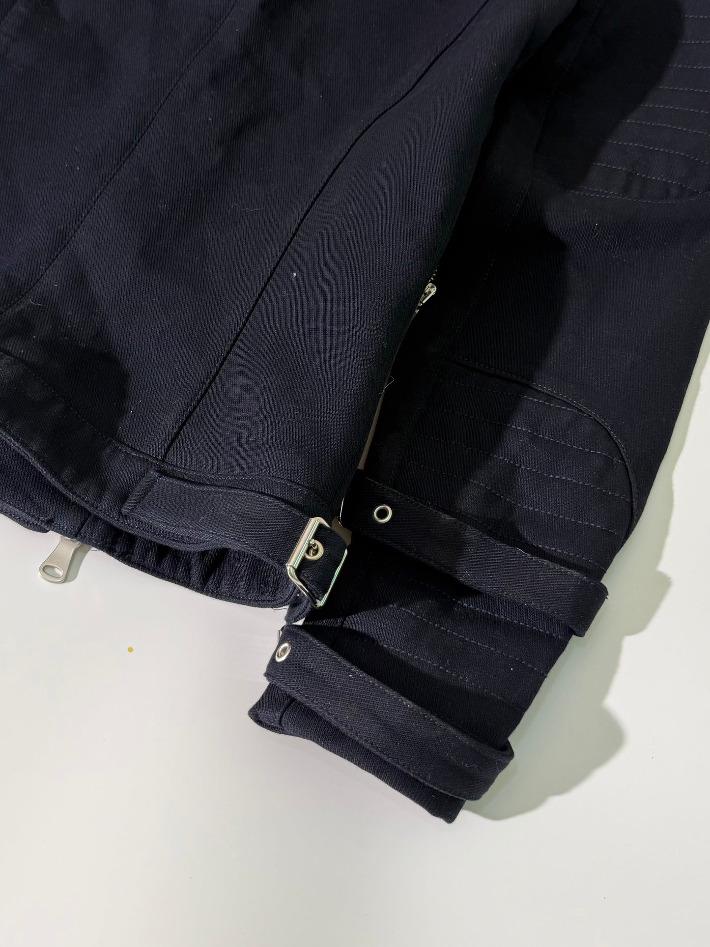 Pierre Balmain Navy Blue Convertible Jacket