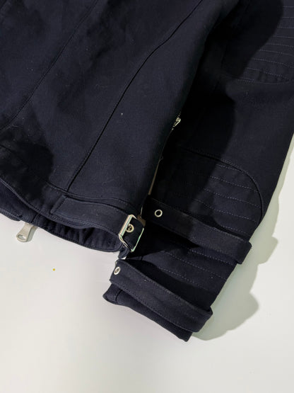 Pierre Balmain Navy Blue Convertible Jacket
