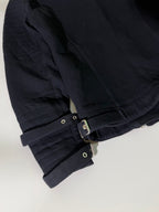 Pierre Balmain Navy Blue Convertible Jacket