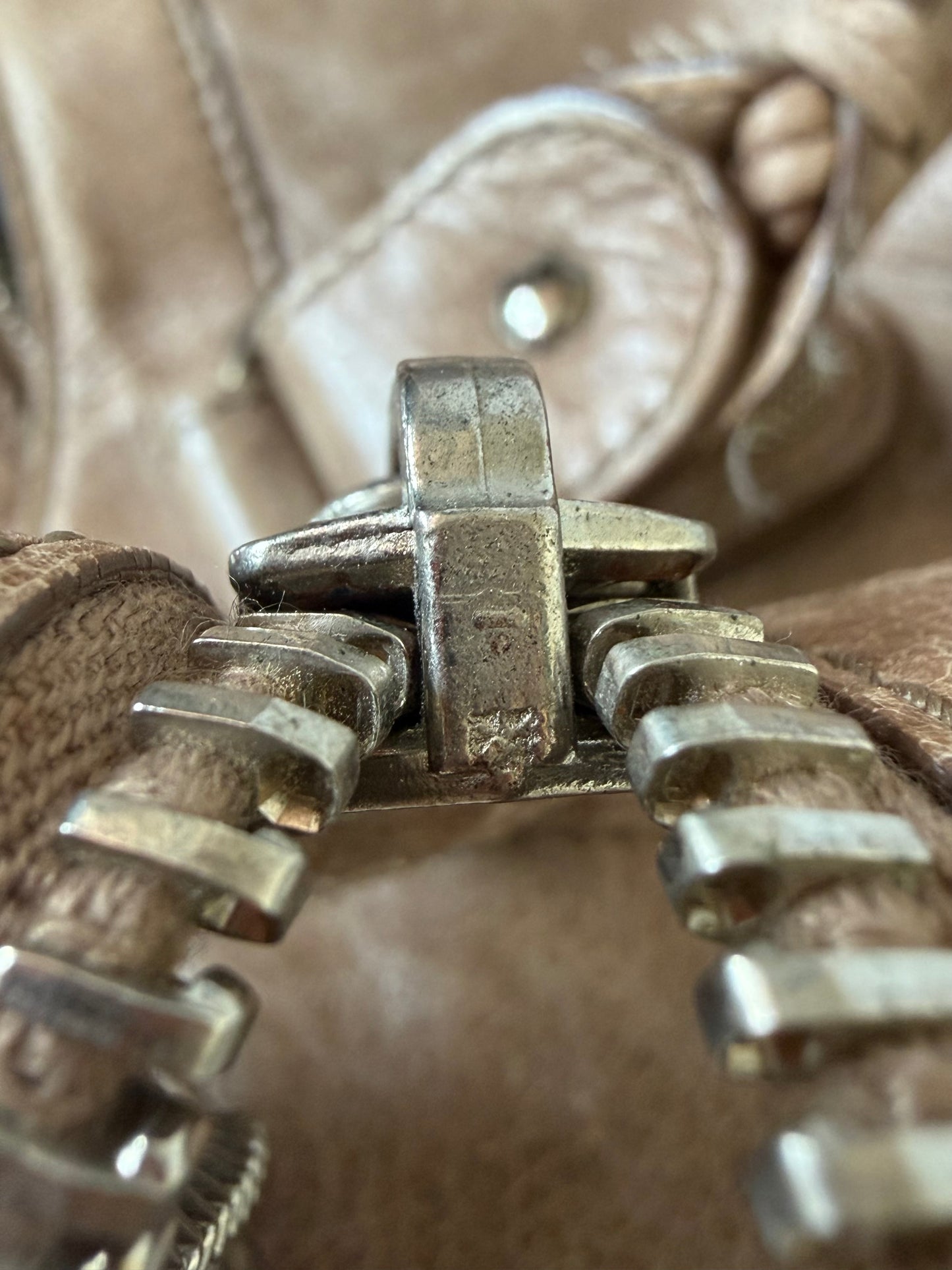 2000’s Balenciaga Brown Giant 21 Silver Hardware City Bag