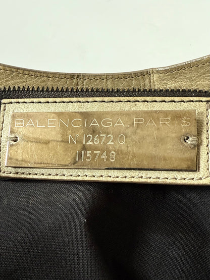 2000’s Balenciaga Dune Lambskin Leather Motorcycle City Bag
