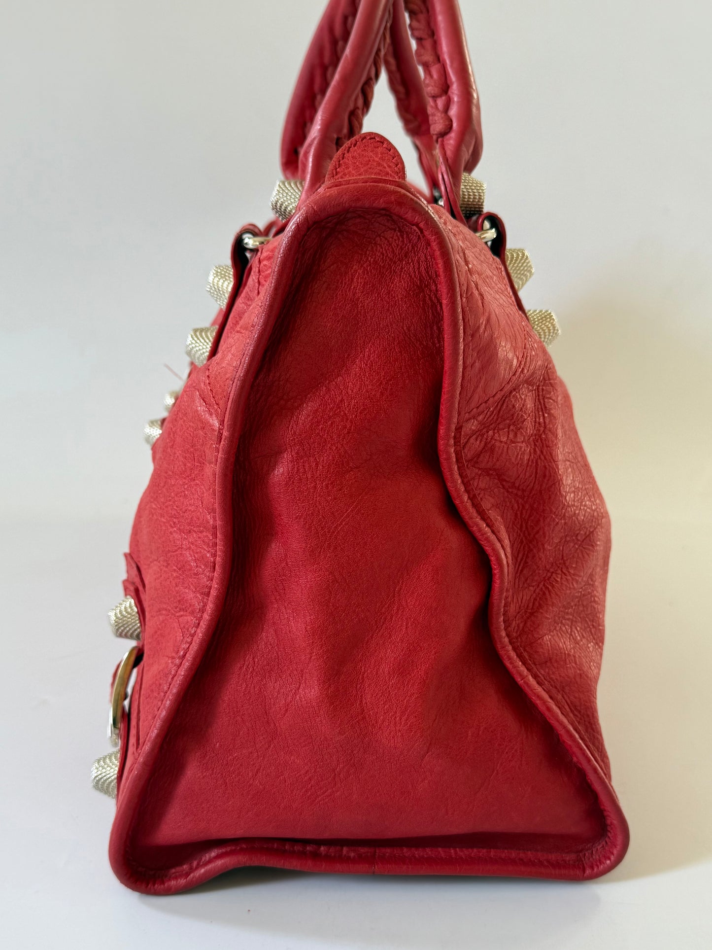 2000’s Balenciaga Red Classic City Bag