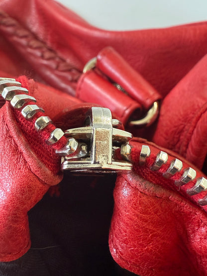 2000’s Balenciaga Red Classic City Bag