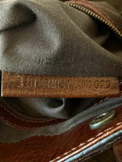 Fendi Zucca Pony Hair Du Jour Bag