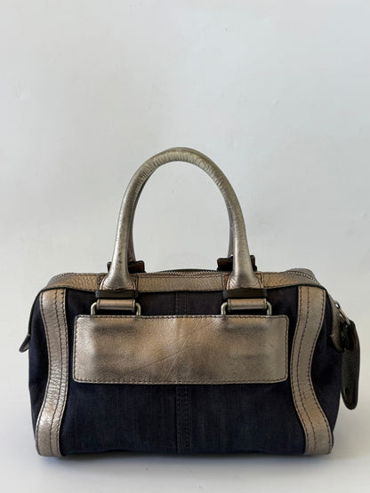 Chloe Denim Boston Bag