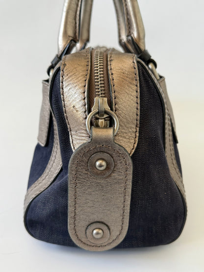 Chloe Denim Boston Bag