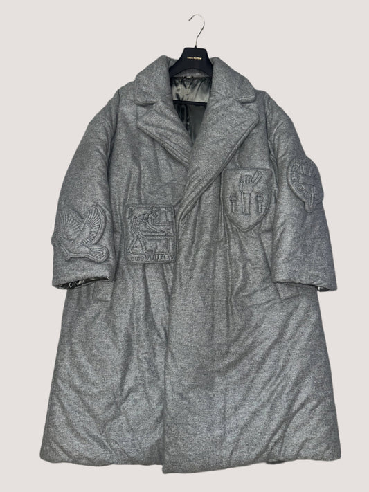 Louis Vuitton Virgil Agbloh Padded Runway Long Coat