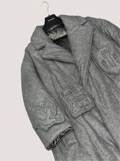 Louis Vuitton Virgil Agbloh Padded Runway Long Coat