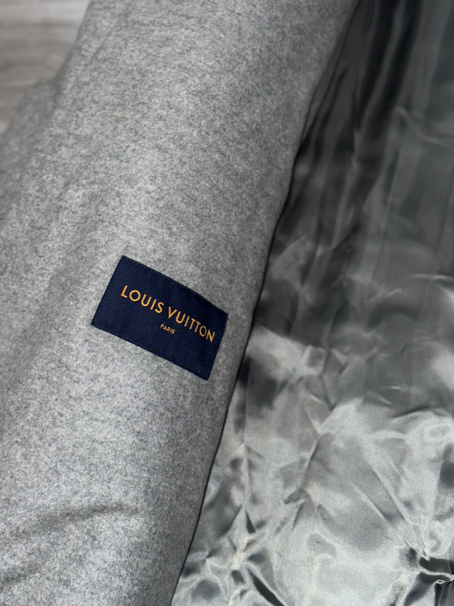 Louis Vuitton Virgil Agbloh Padded Runway Long Coat