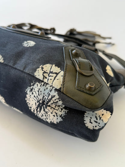 Balenciaga Dark Blue Snow Flake City Bag