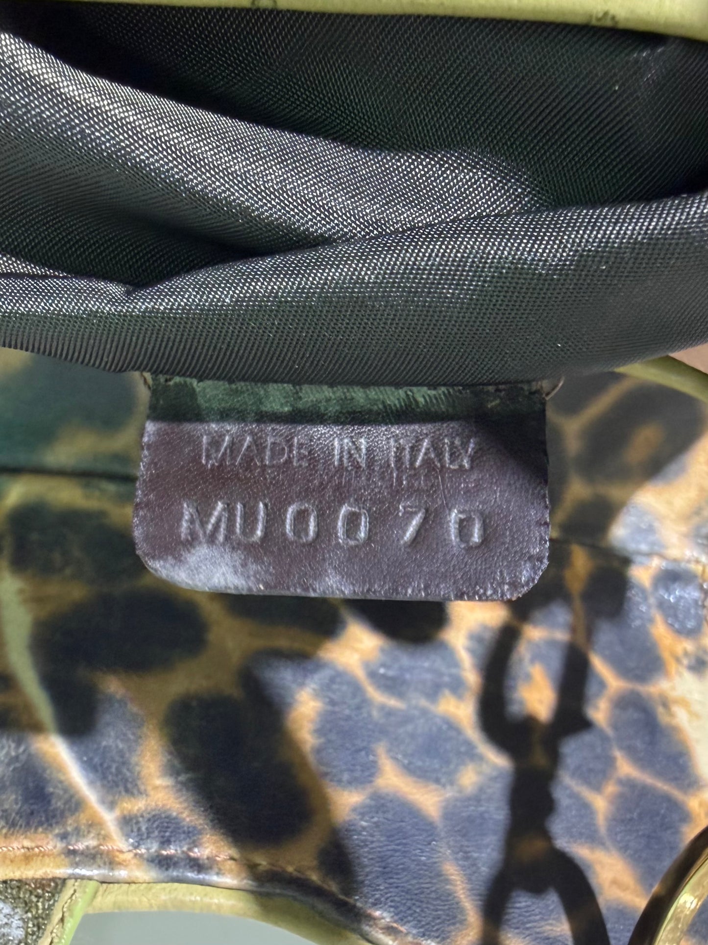 Christian Dior 2000 F/W Leopard Print Saddle Bag
