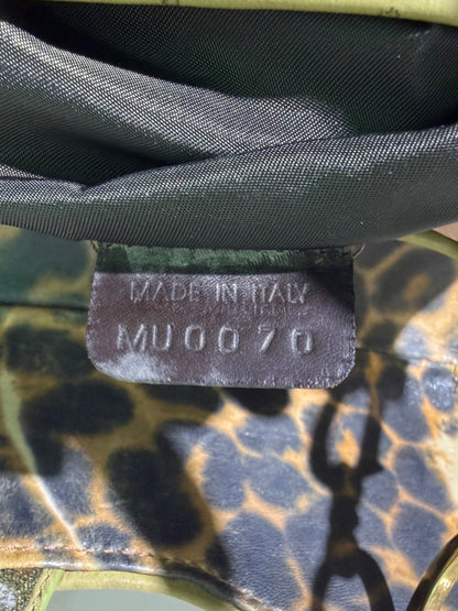 Christian Dior 2000 F/W Leopard Print Saddle Bag