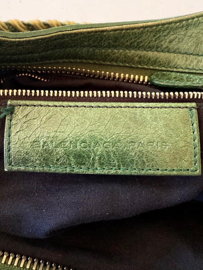 Balenciaga Cypress Leather Giant Brogues City Bag