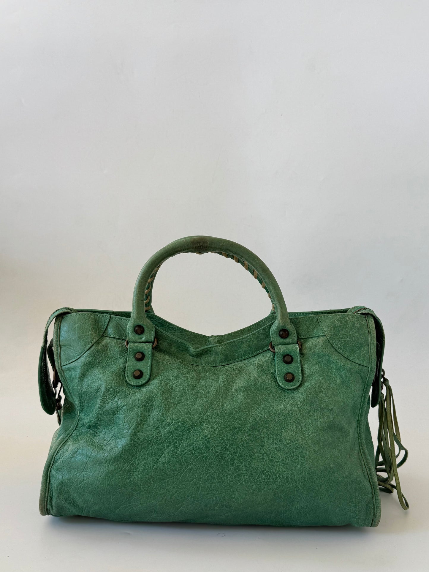 2000’s Balenciaga Green Classic City Bag