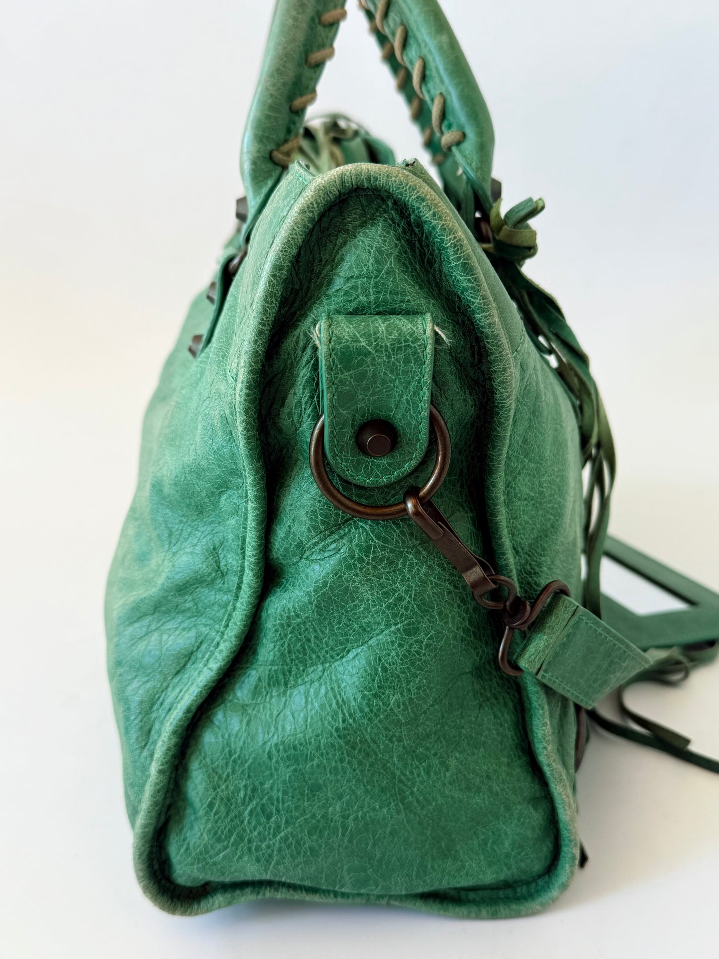 2000’s Balenciaga Green Classic City Bag
