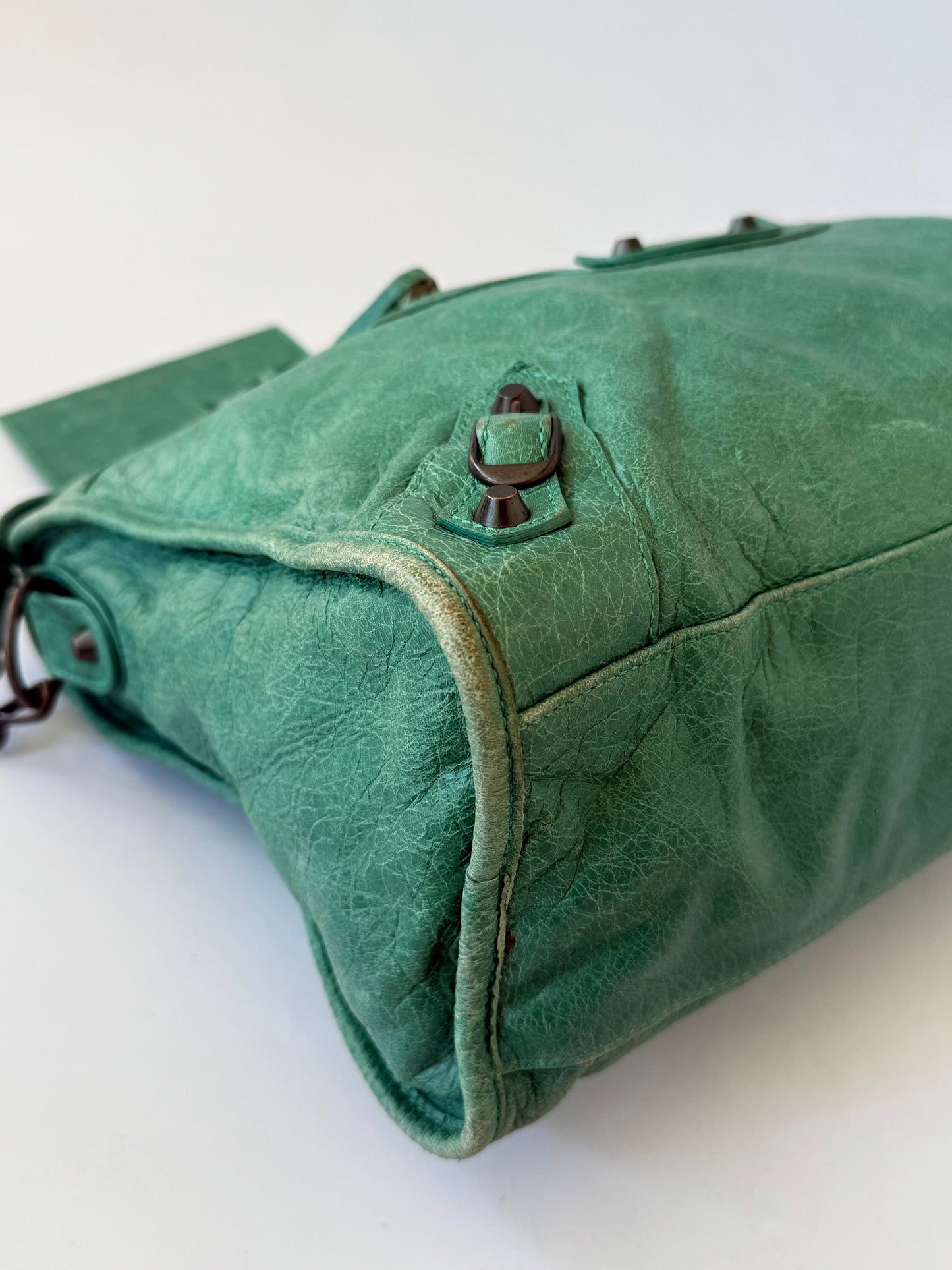2000’s Balenciaga Green Classic City Bag