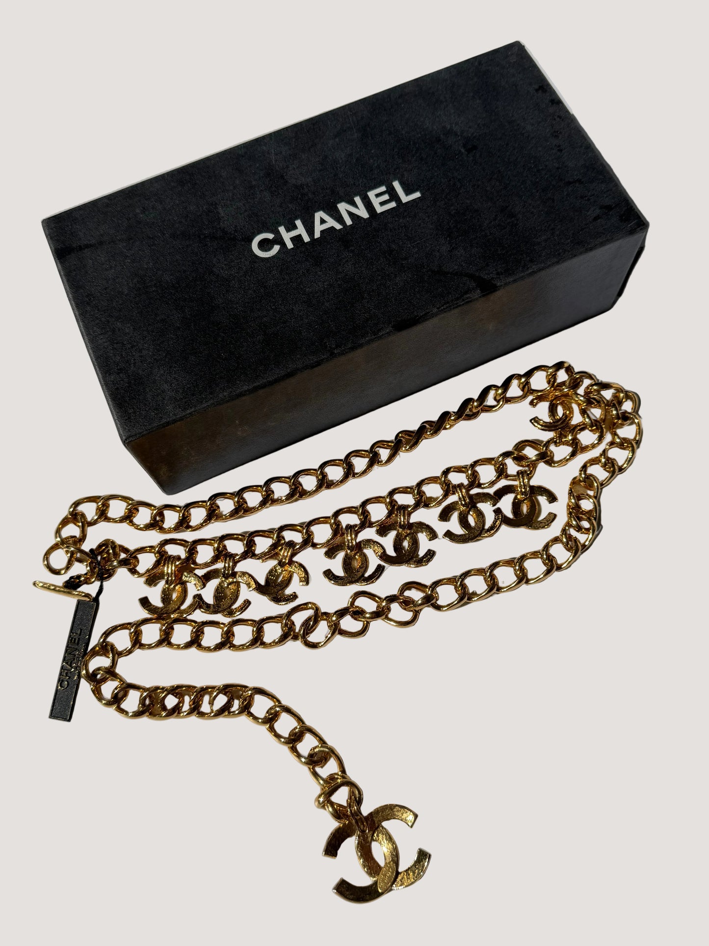 1994 Chanel CC Multi Gold-Plated Chain Belt