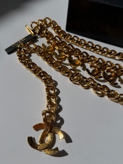 1994 Chanel CC Multi Gold-Plated Chain Belt