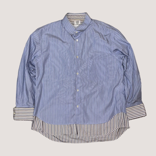 Vetements X CDG S/S'17 Double Layered Reversible Shirt