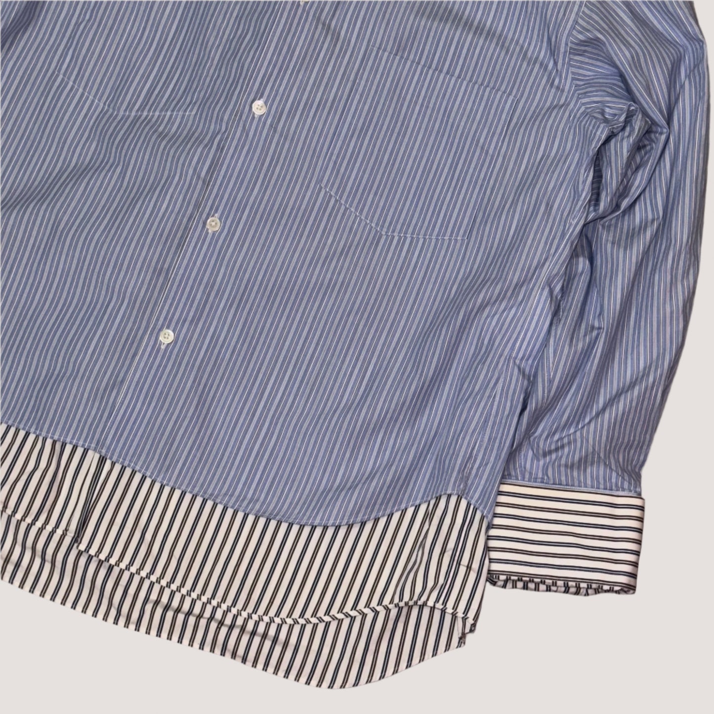 Vetements X CDG S/S'17 Double Layered Reversible Shirt