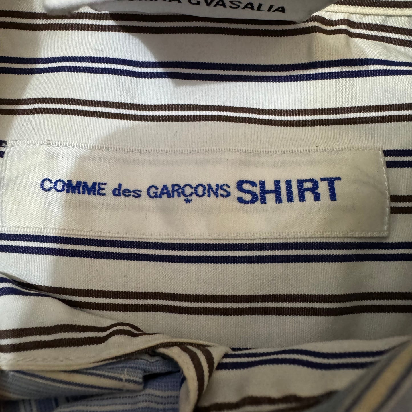Vetements X CDG S/S'17 Double Layered Reversible Shirt
