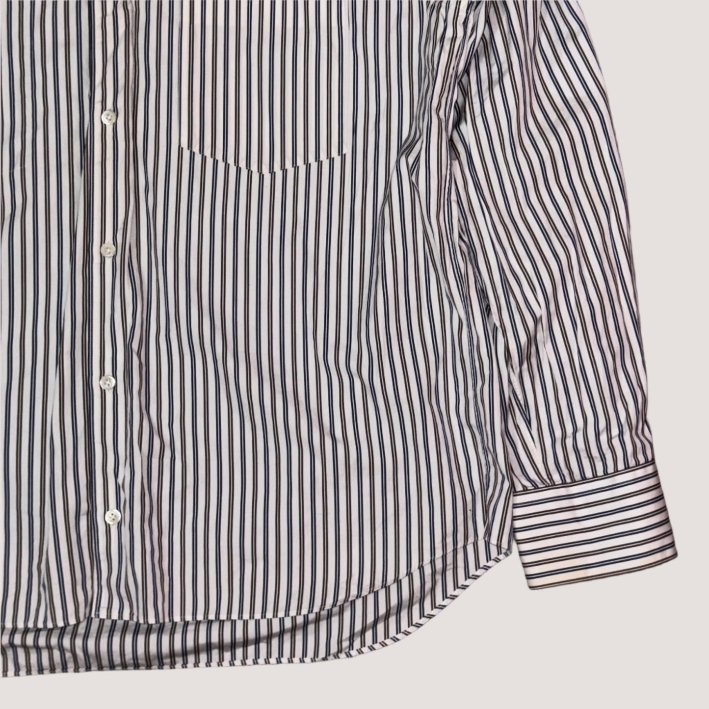 Vetements X CDG S/S'17 Double Layered Reversible Shirt