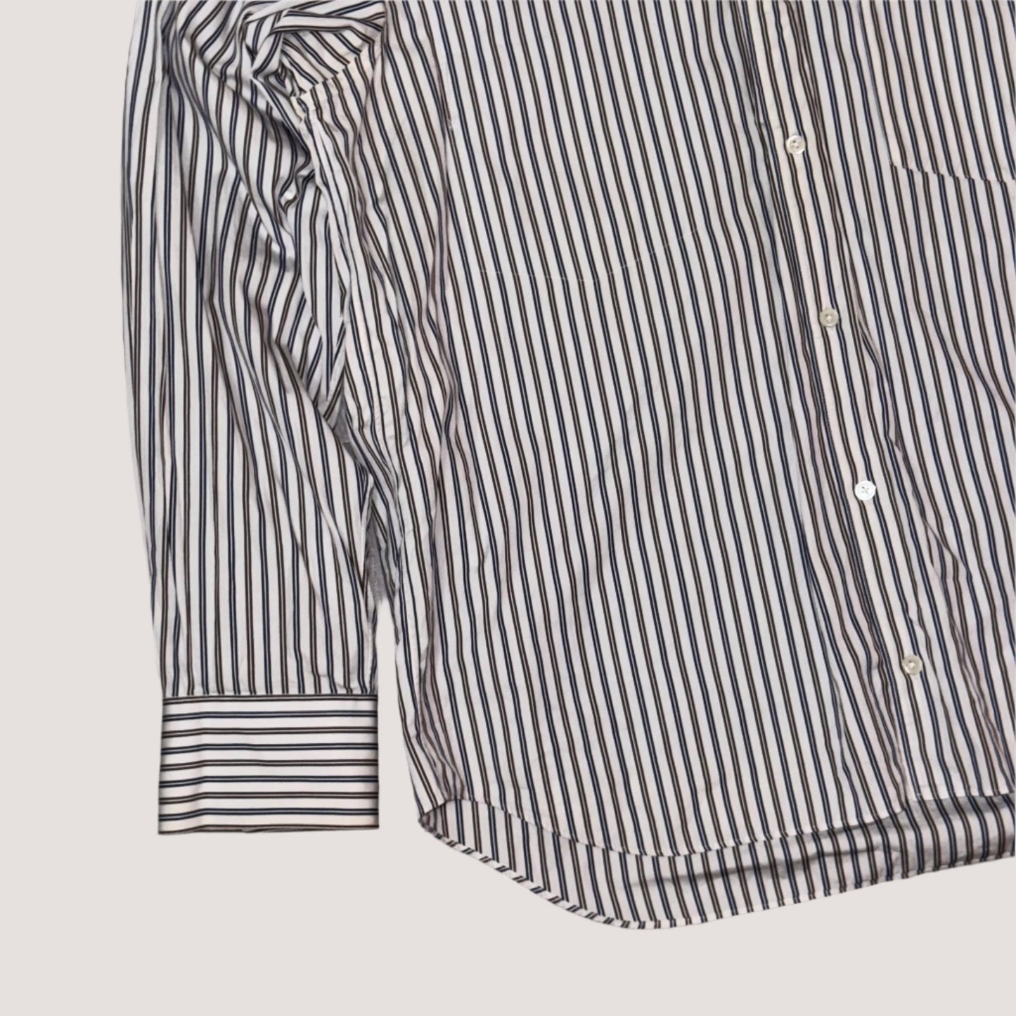 Vetements X CDG S/S'17 Double Layered Reversible Shirt