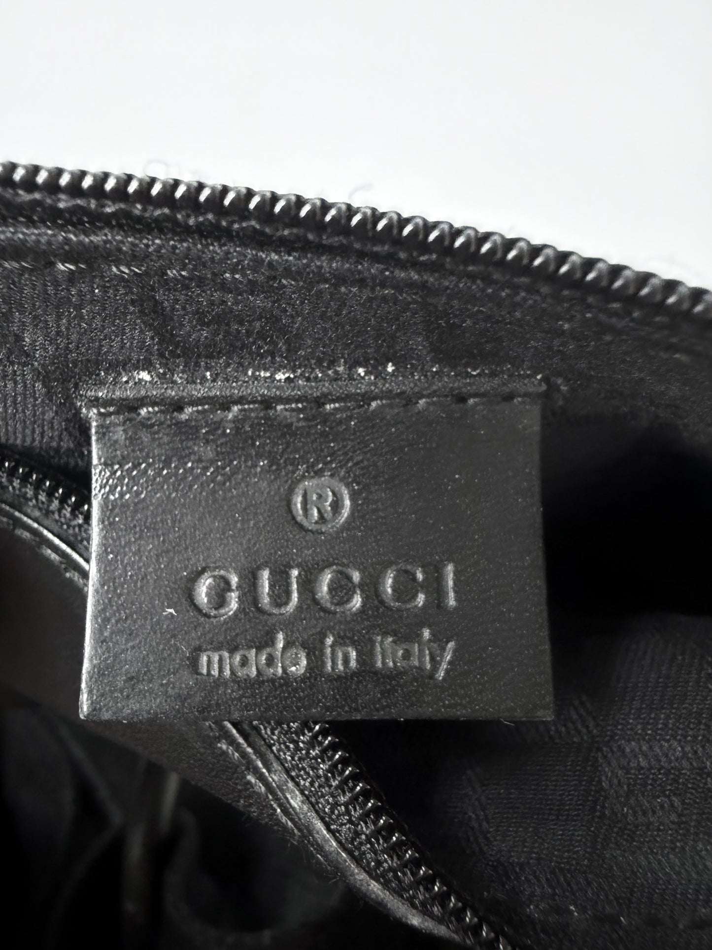 Gucci Reversible Black Leather Tote Bag