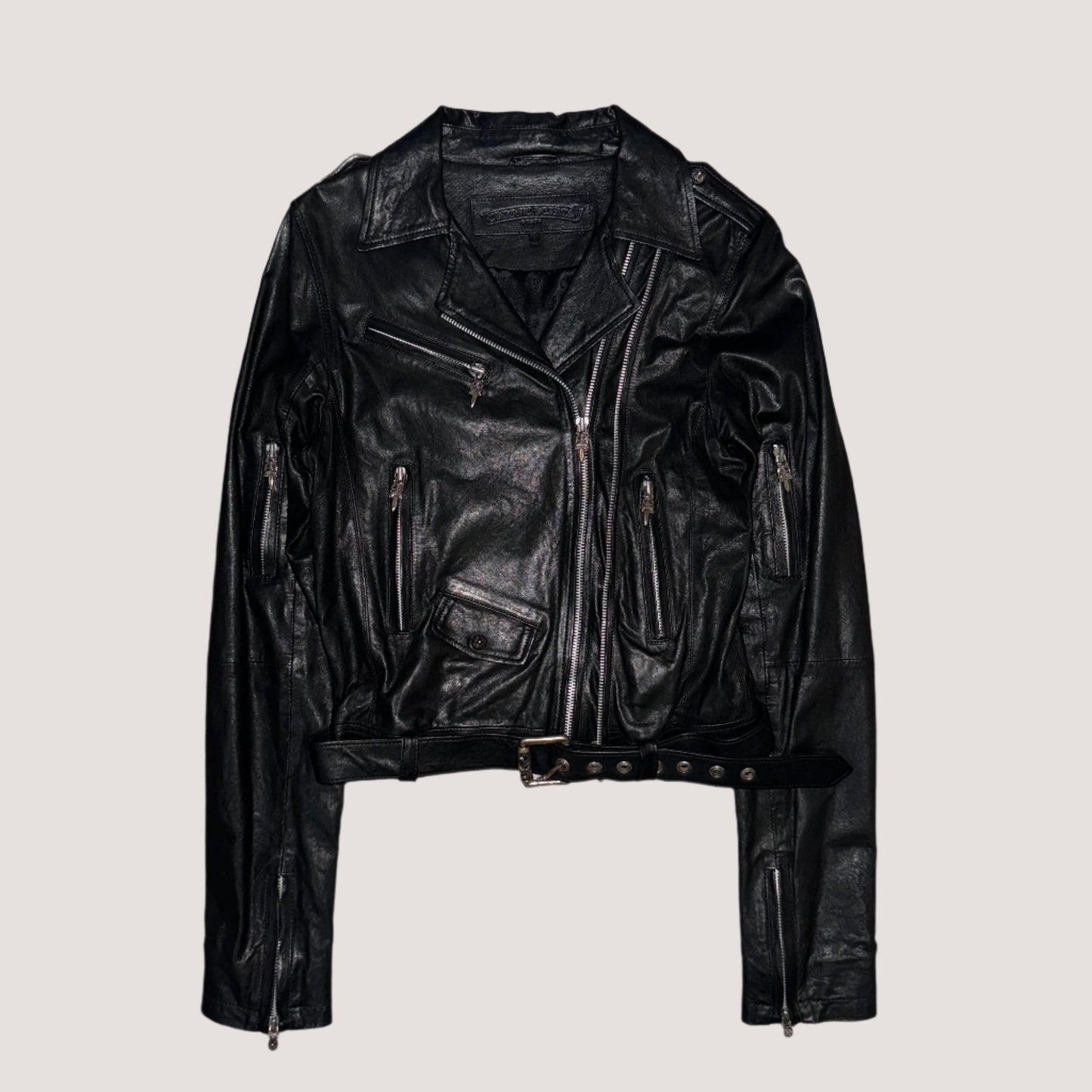 Chrome Hearts JJ Dean Biker Leather Jacket